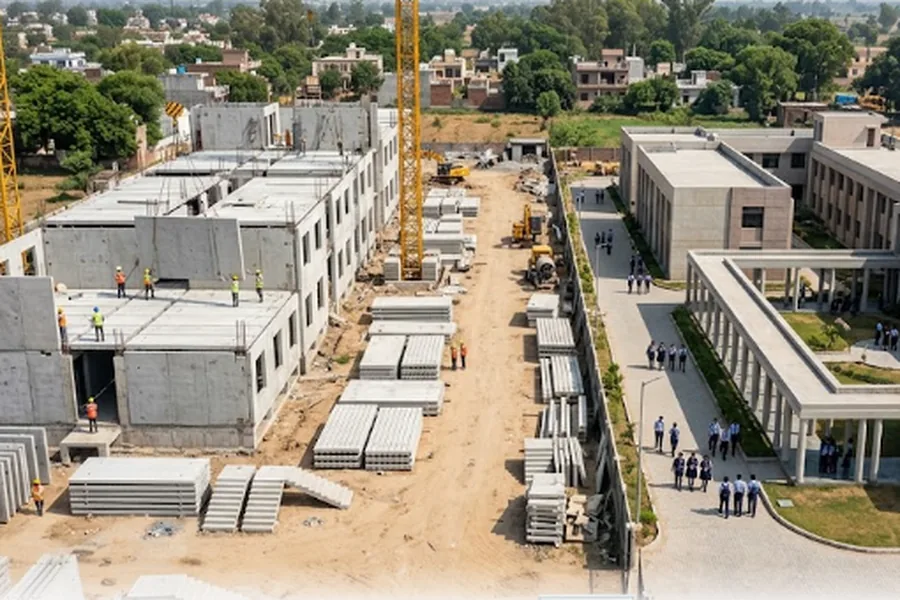 Institutional and education precast concrete application